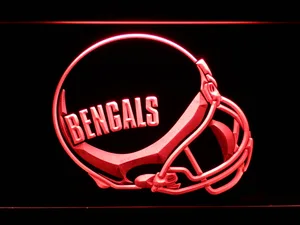 Cincinnati Bengals 1980 Helmet LED Neon Sign - Legacy Edition