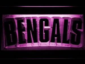 Cincinnati Bengals 1980 Logo LED Neon Sign - Legacy Edition