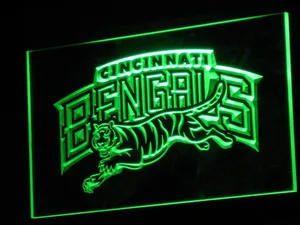 Cincinnati Bengals 1997-2003 Logo LED Neon Sign - Legacy Edition