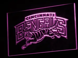 Cincinnati Bengals 1997-2003 Logo LED Neon Sign - Legacy Edition