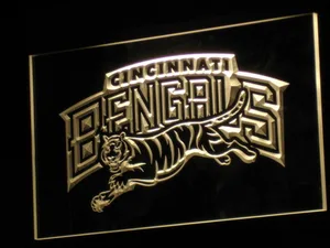 Cincinnati Bengals 1997-2003 Logo LED Neon Sign - Legacy Edition