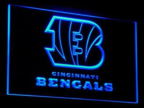 Cincinnati Bengals B LED Neon Sign