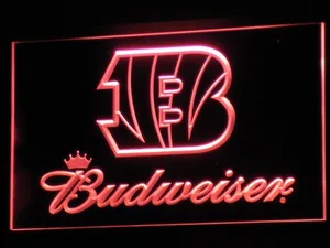 Cincinnati Bengals Budweiser LED Neon Sign