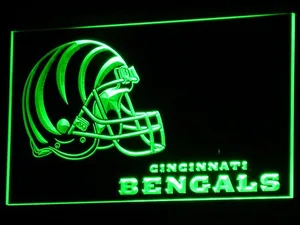 Cincinnati Bengals Helmet LED Neon Sign