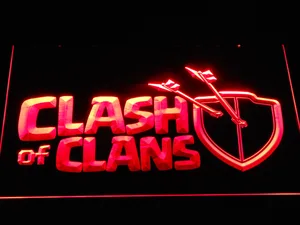 Clash of Clans LED Neon Sign