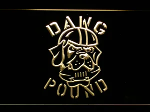 Cleveland Browns 1999-2002 Dawg Pound LED Neon Sign - Legacy Edition