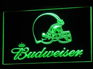 Cleveland Browns Budweiser LED Neon Sign