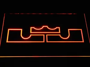 Cleveland Cavaliers LeBron James Logo LED Neon Sign