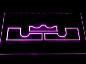 Cleveland Cavaliers LeBron James Logo LED Neon Sign
