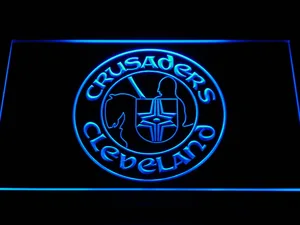 Cleveland Crusaders LED Neon Sign - Legacy Edition
