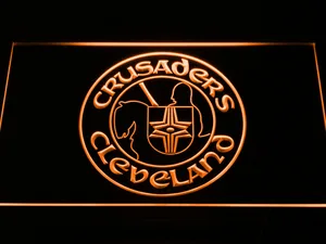 Cleveland Crusaders LED Neon Sign - Legacy Edition