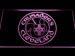 Cleveland Crusaders LED Neon Sign - Legacy Edition