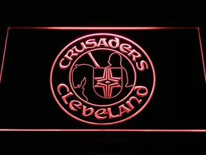 Cleveland Crusaders LED Neon Sign - Legacy Edition
