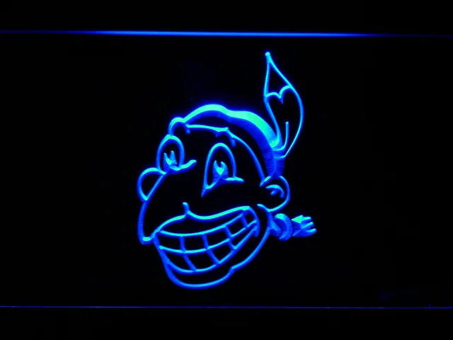 Cleveland Indians 1947-1950 LED Neon Sign - Legacy Edition