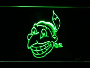 Cleveland Indians 1947-1950 LED Neon Sign - Legacy Edition