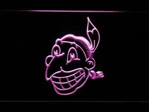 Cleveland Indians 1947-1950 LED Neon Sign - Legacy Edition