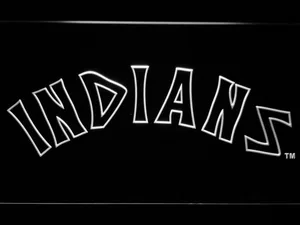 Cleveland Indians 1975-1977 LED Neon Sign - Legacy Edition
