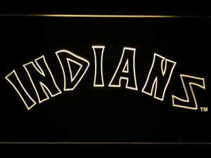 Cleveland Indians 1975-1977 LED Neon Sign - Legacy Edition