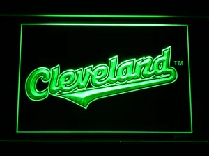 Cleveland Indians 2008-2010 Logo LED Neon Sign - Legacy Edition