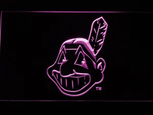 Cleveland Indians Logo LED Neon Sign