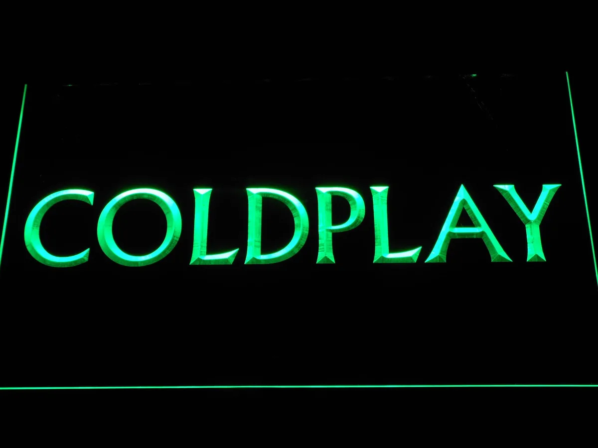 Coldplay LED Neon Sign
