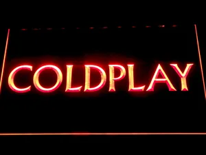 Coldplay LED Neon Sign