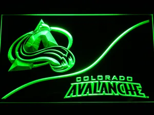 Colorado Avalanche Split LED Neon Sign