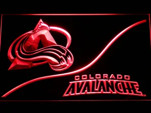 Colorado Avalanche Split LED Neon Sign