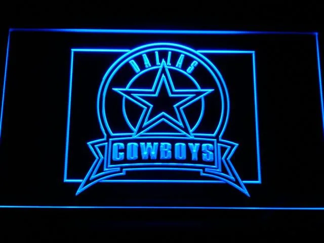 Dallas Cowboys Badge LED Neon Sign