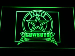 Dallas Cowboys Badge LED Neon Sign
