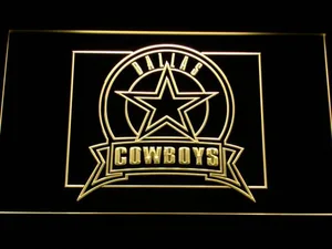 Dallas Cowboys Badge LED Neon Sign