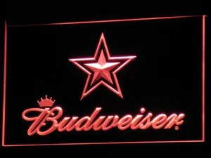 Dallas Cowboys Budweiser LED Neon Sign