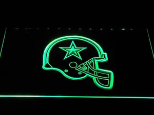 Dallas Cowboys Helmet 2 LED Neon Sign