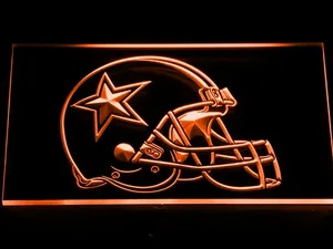 Dallas Cowboys Helmet LED Neon Sign