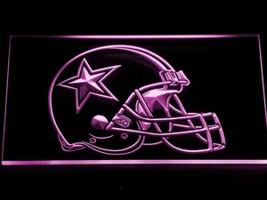 Dallas Cowboys Helmet LED Neon Sign