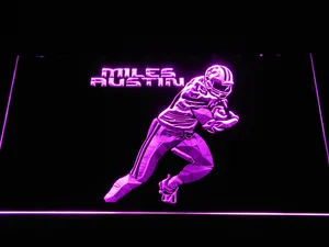Dallas Cowboys Miles Austin LED Neon Sign
