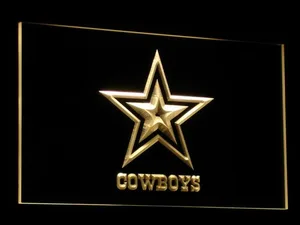 Dallas Cowboys Star LED Neon Sign