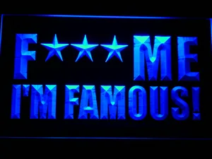 David Guetta F*** Me I'm Famous! LED Neon Sign