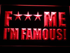 David Guetta F*** Me I'm Famous! LED Neon Sign
