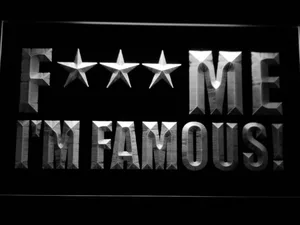 David Guetta F*** Me I'm Famous! LED Neon Sign