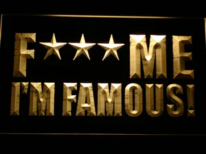 David Guetta F*** Me I'm Famous! LED Neon Sign
