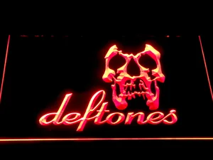 Deftones Skull LED Neon Sign