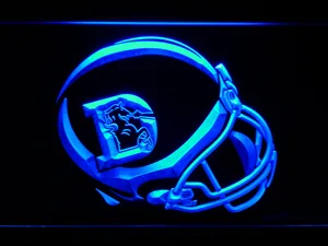 Denver Broncos 1975-1996 Helmet LED Neon Sign - Legacy Edition