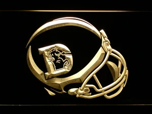 Denver Broncos 1975-1996 Helmet LED Neon Sign - Legacy Edition