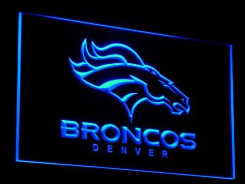 Denver Broncos LED Neon Sign