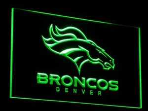 Denver Broncos LED Neon Sign