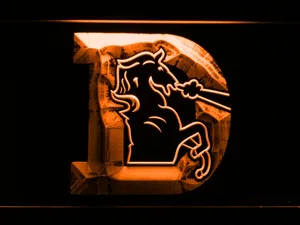 Denver Broncos LED Neon Sign - Legacy Edition