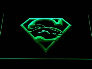 Denver Broncos Superman LED Neon Sign