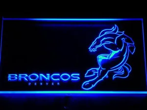 Denver Broncos Wild LED Neon Sign