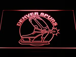 Denver Spurs LED Neon Sign - Legacy Edition